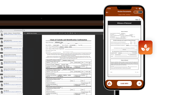 Auto-completed form