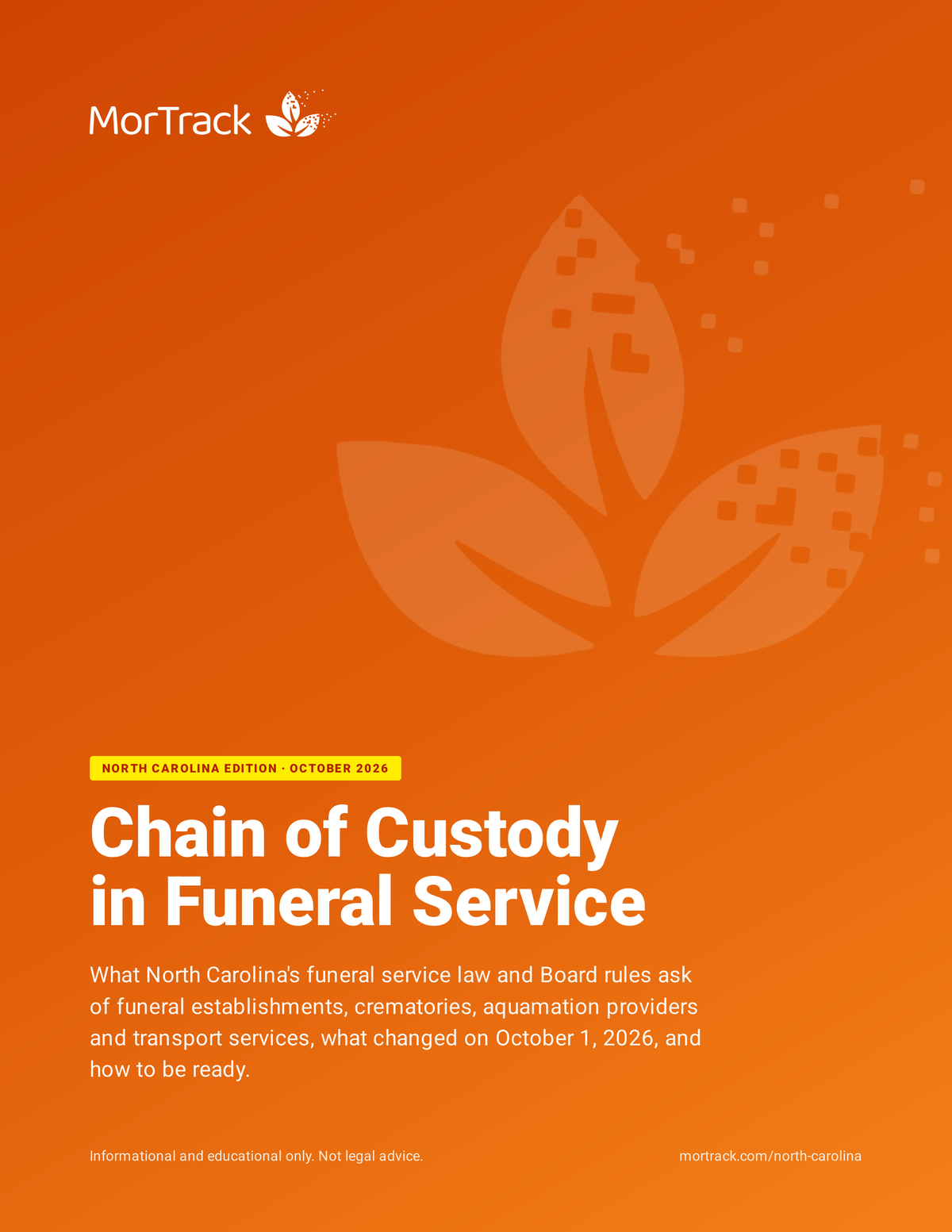 Chain of Custody in Funeral Service — North Carolina Edition
